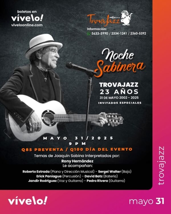 Noche Sabinera – Trovajazz